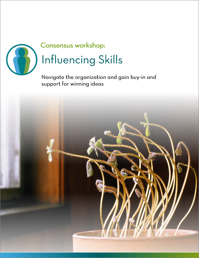 Leadership Development Workshop - Influencing Skills training is customized and delivered by Consensus in New York City, NY